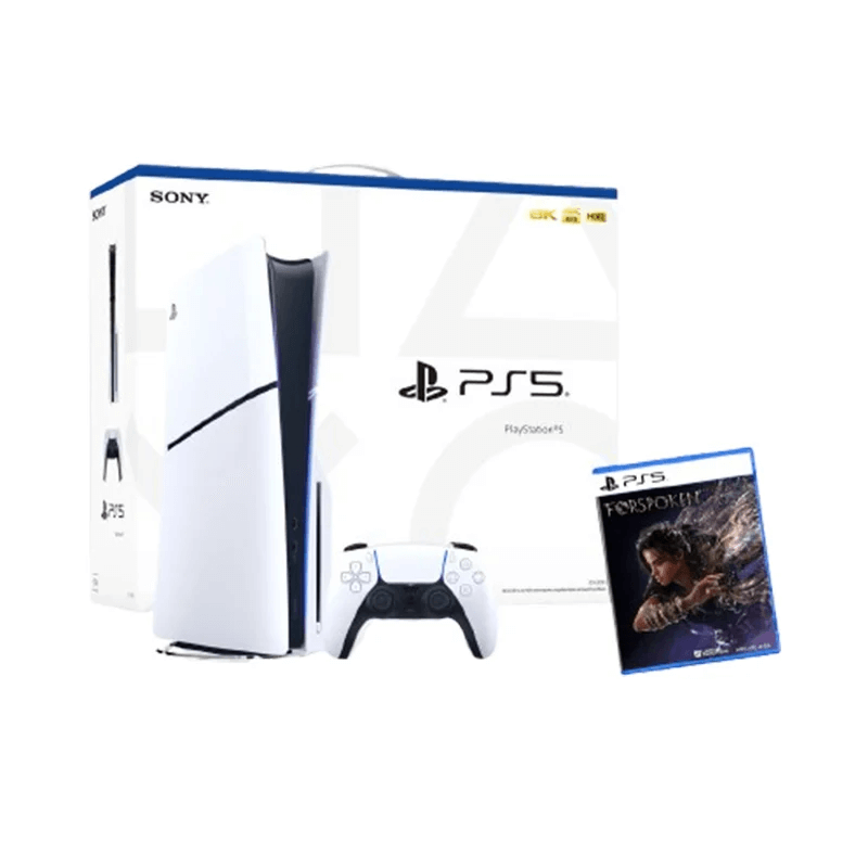 เครื่องเล่นเกม SONY PLAYSTATION 5 SLIM DISC EDITION CFI-2018 A01 + แผ่นเกม PS5 forspoken